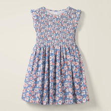 Load image into Gallery viewer, Knitted floral girl dress