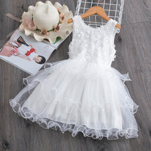 Load image into Gallery viewer, Lace gauze girl dress