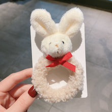 Load image into Gallery viewer, Little Bear Hairy Hair Rope Female Cute Girl Simple Hair Tie