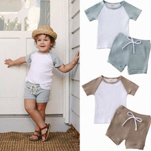 Load image into Gallery viewer, Shirt Shorts 2pcs For Boys Clothing