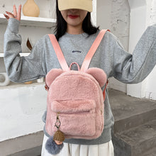 Load image into Gallery viewer, Plush Rabbit Ears Cute Cartoon Cute Children's Backpack