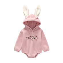 Load image into Gallery viewer, Winter Newborn Clothes Thickened Hooded Jumpsuit
