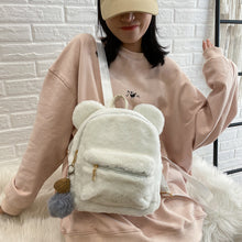 Load image into Gallery viewer, Plush Rabbit Ears Cute Cartoon Cute Children's Backpack