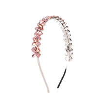 Load image into Gallery viewer, French Retro High-grade Hair Accessories Metal Texture Headband Rhinestone