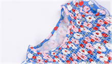 Load image into Gallery viewer, Knitted floral girl dress