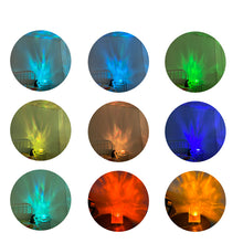 Load image into Gallery viewer, Ambient Night Projection Crystal Table Lamp 16 Color