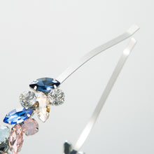 Load image into Gallery viewer, French Retro High-grade Hair Accessories Metal Texture Headband Rhinestone