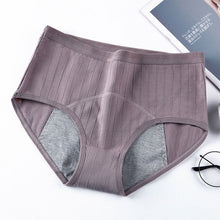 Load image into Gallery viewer, High Waisted Leak Proof Menstrual Panties For Menstruation Cotton