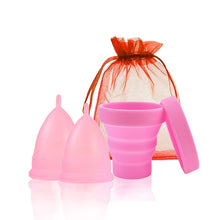 Load image into Gallery viewer, 4pcs Medical Grade Silicone Menstrual Cup Women Menstrual Period Cups