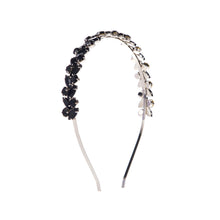 Load image into Gallery viewer, French Retro High-grade Hair Accessories Metal Texture Headband Rhinestone
