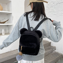 Load image into Gallery viewer, Plush Rabbit Ears Cute Cartoon Cute Children's Backpack
