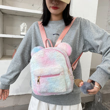 Load image into Gallery viewer, Plush Rabbit Ears Cute Cartoon Cute Children&#39;s Backpack
